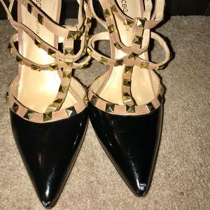 BCBG studded heels